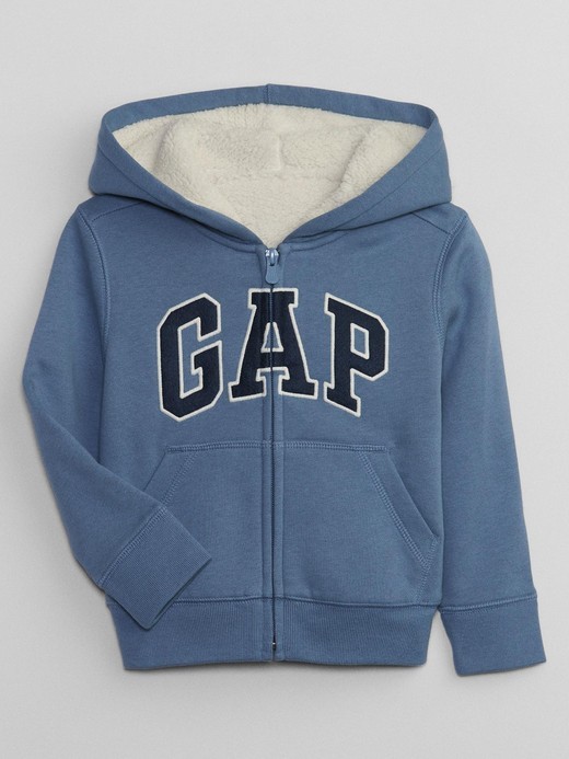 Image for babyGap Logo Sherpa Zip Hoodie from Gap