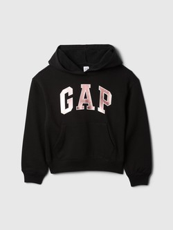 Gap logo pulover s kapuco za deklice