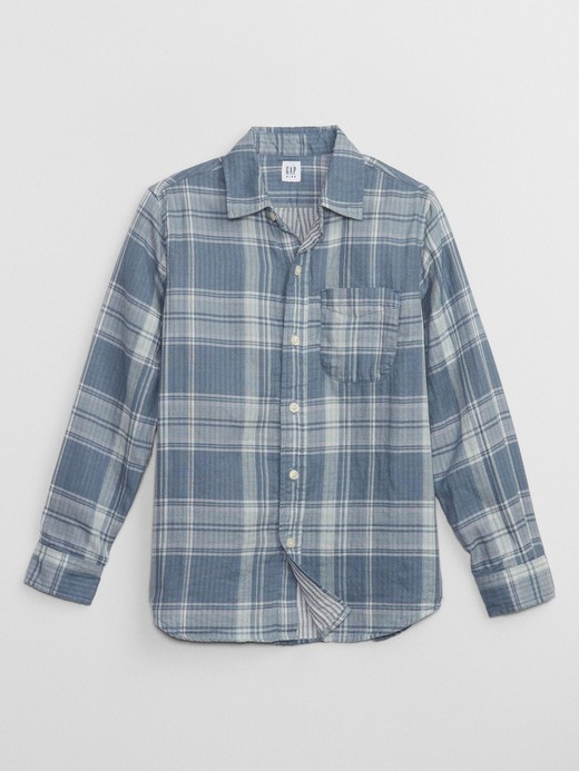 Image for Kids Plaid Shirt from Gap