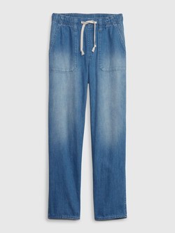 GAP Mid Rise Easy Pull-On Jeans Medium Indigo 6