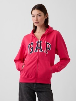 Gap logo relaxed fit ženska jopa s kapuco