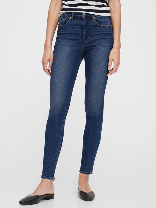 Slika za Ženske legging jeans hlače z visokim pasom od Gap