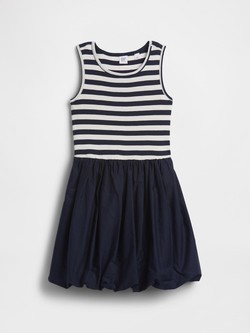 Kids Mixed Media Bubble Dress