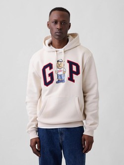 Gap logo moški pulover s kapuco