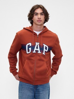 Gap logo relaxed fit moška jopa s kapuco