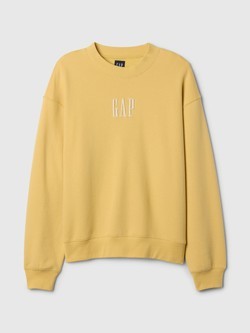 GAP Gap logo moški pulover Rumena - French Almond 5