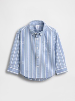Baby & Toddler Gap Logo Striped Big Shirt