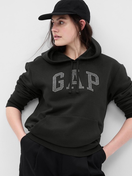 Slika za Gap logo ženski pulover s kapuco od Gap