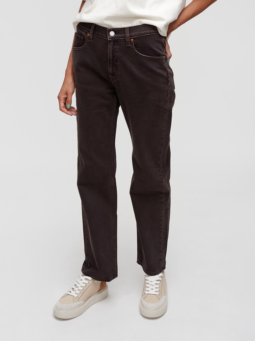 Slika za Ženske 90s loose jeans hlače s srednje visokim pasom od Gap