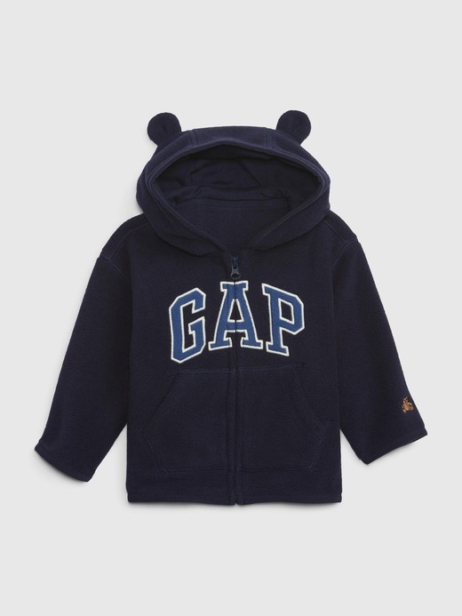 Image for Baby Profleece Arch Logo Zip Hoodie from Gap