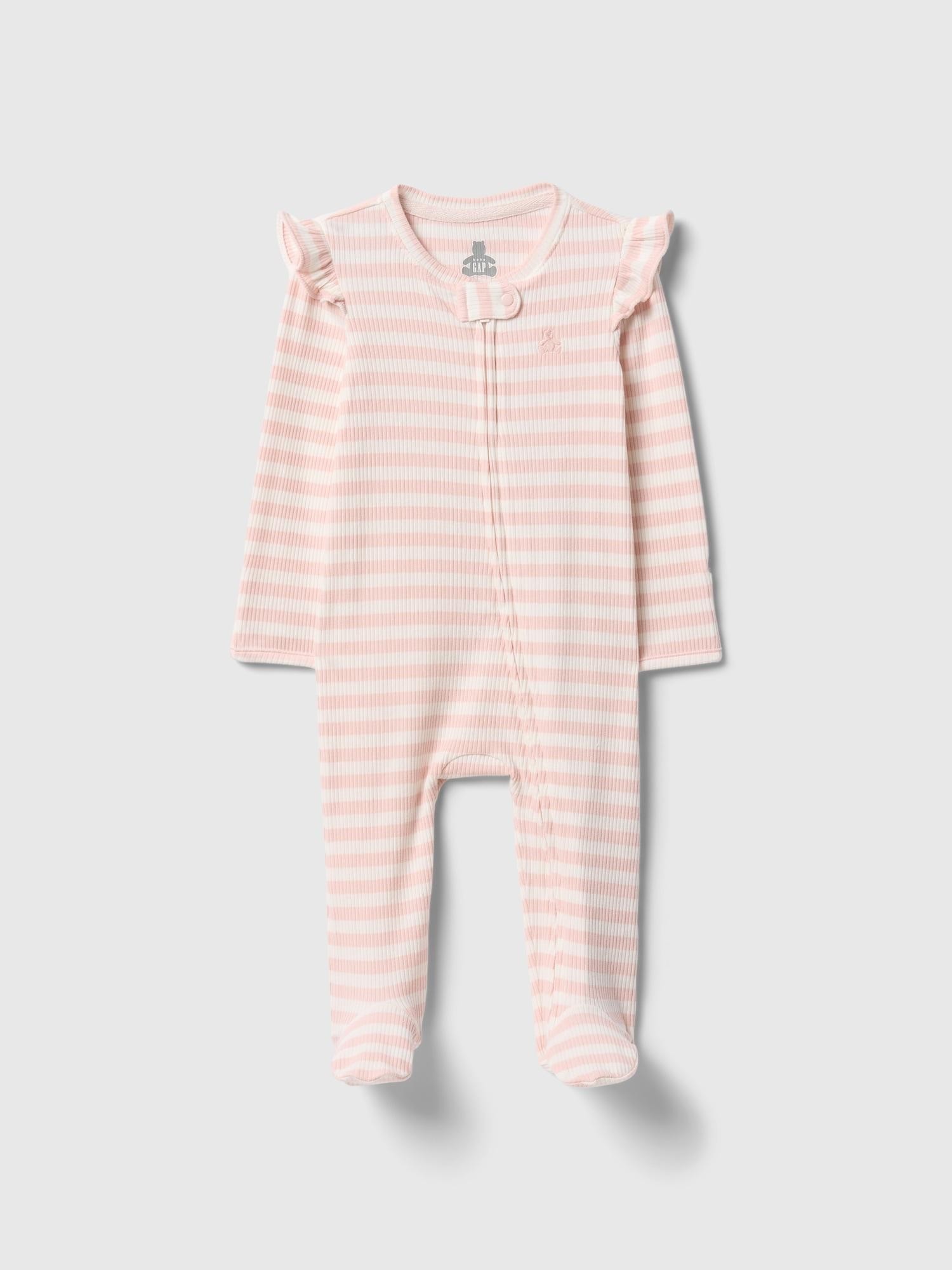 GAP Baby First Favorites One-Piece Pink Stripe 