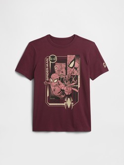 GapKids Marvel Spider-Man majica s potiskom