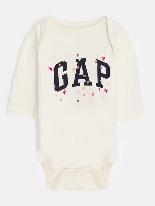 Slika za Gap logo bodi z dolgimi rokavi za dojenčice od Gap