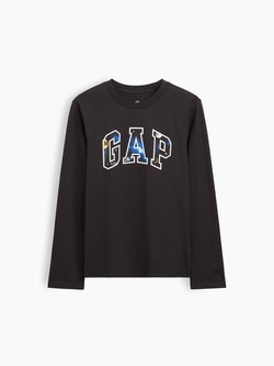 Gap logo majica z dolgimi rokavi za dečke