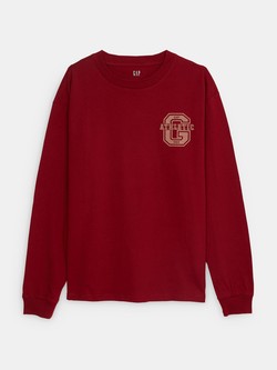 Gap logo moška majica z dolgimi rokavi