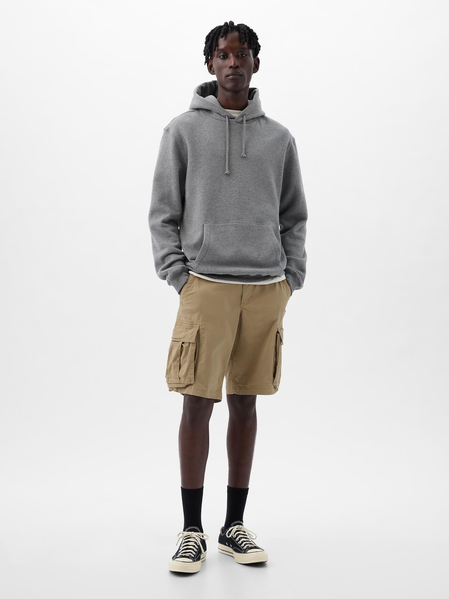 GAP Moške cargo kratke hlače Rjava - Iconic Khaki 