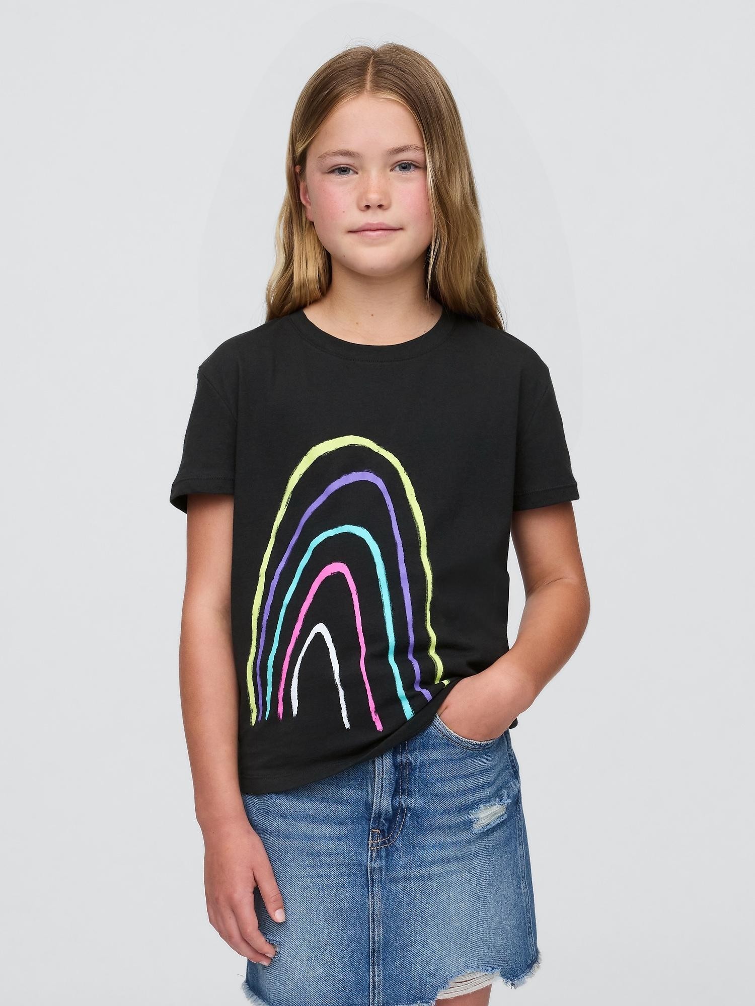 GAP Kids Relaxed Graphic T-Shirt Moonless Night 