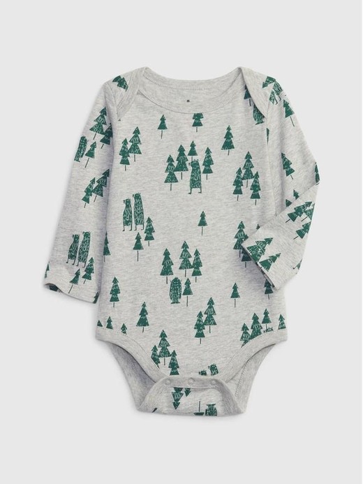 Image for babyGap 100% Organic Cotton Trees Bodysuit from Gap