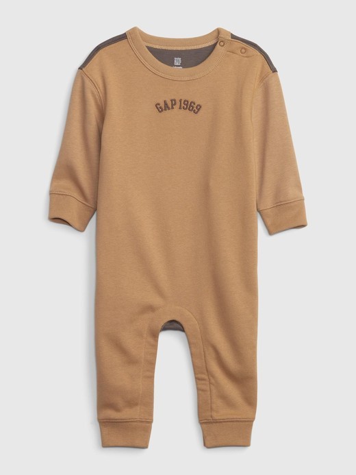 Image for Baby Colorblock Arch Logo One-Piece from Gap