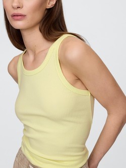 GAP Ribbed Tank Top Citron 4