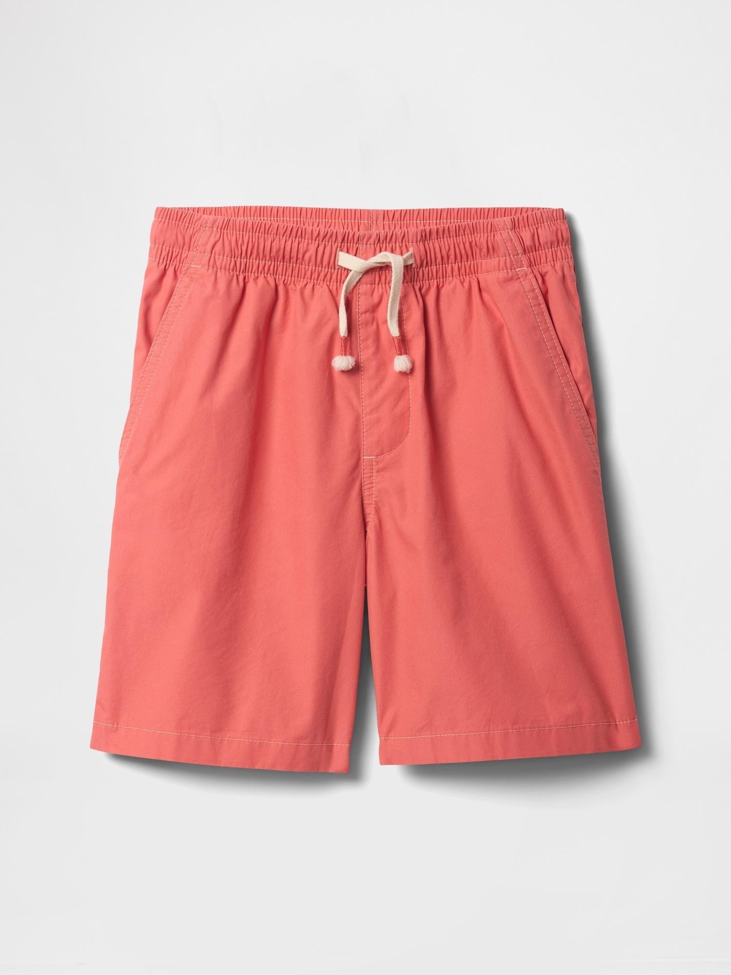 GAP Relaxed fit kratke hlače za dečke Rdeča - Watermelon Ice 