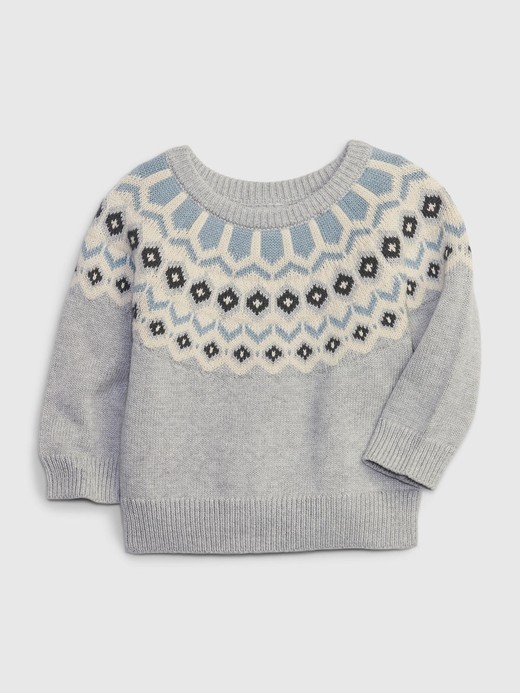 Image for Baby Fair Isle Sweater from Gap