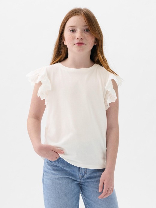 Image for Kids Eyelet T-Shirt from Gap
