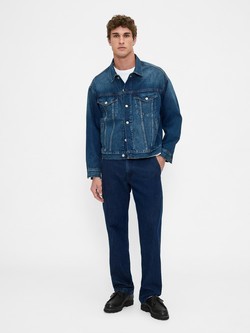 Straight fit moške jeans hlače