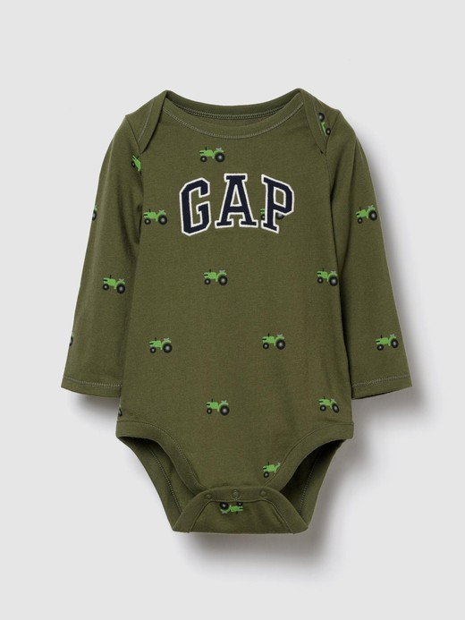 Slika za Gap logo bodi z dolgimi rokavi za dojenčke od Gap