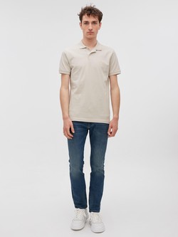 GAP Pique Polo Shirt Moonstone 4