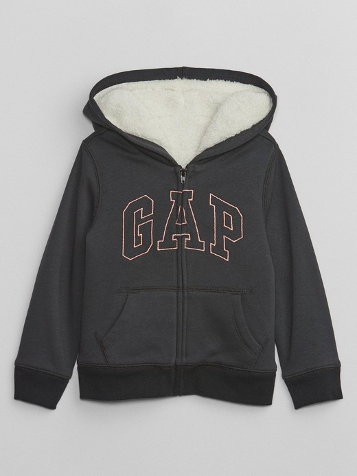 Image for babyGap Logo Sherpa Zip Hoodie from Gap