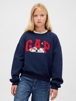 Kids VintageSoft Snoopy Logo Sweatshirt