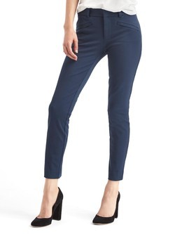 Bi-stretch Skinny Ankle Pants