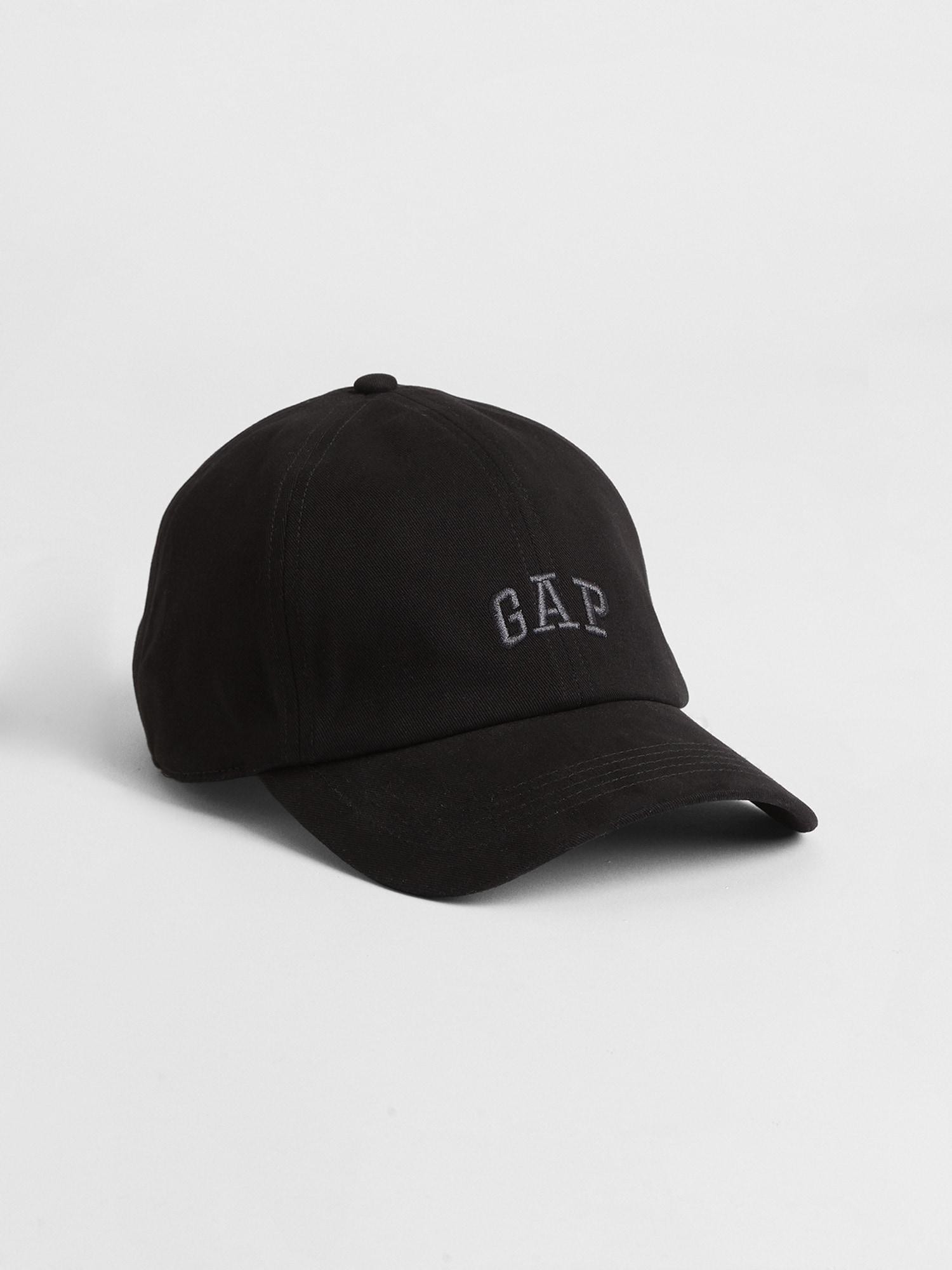 GAP Gap logo moška kapa s šiltom Črna - True Black 