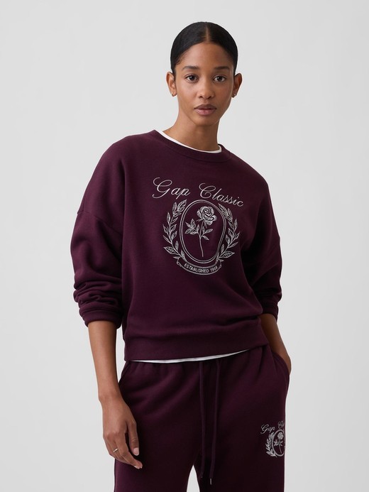 Image for Relaxed Wedge Crewneck Sweatshirt from Gap
