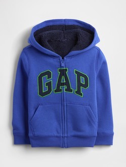 Gap logo podložena jopa s kapuco za malčke