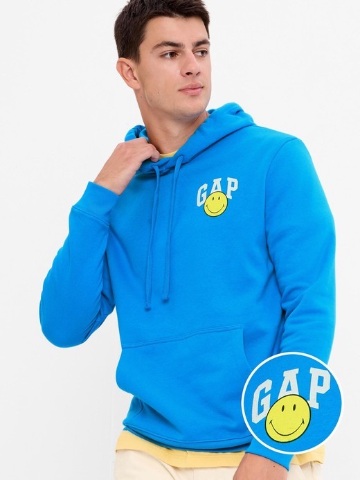 Slika za Gap × Smiley® moški pulover s kapuco od Gap