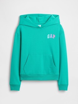 Gap logo pulover s kapuco za deklice