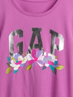 GAP Kids Graphic T-Shirt Green Mirage 5