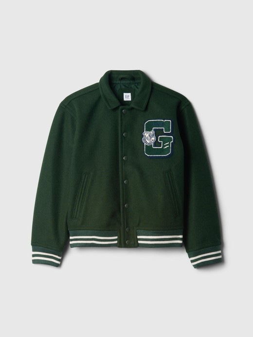 ジャケット・アウター 00s old GAP wool stadium jumper olive s Vintage Gap Wool Zipper/button Jacket S Size Olive Colour - Etsy