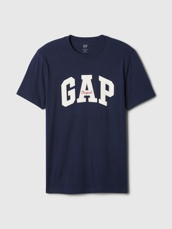 GAP Everyday Soft Gap Logo T-Shirt Blue 5