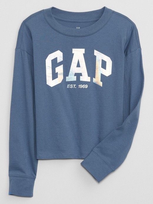 Slika za Gap logo majica z dolgimi rokavi za deklice od Gap