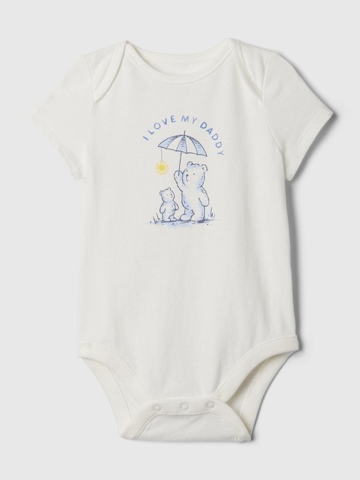 Image for Baby First Favorites Organic Cotton Graphic Bodysuit from Gap