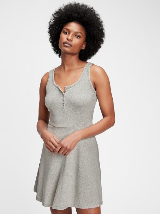 Image for Modern Sleeveless Fit & Flare Dress from Gap