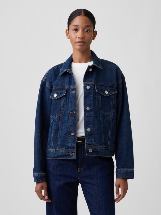 Slika za Ženska relaxed fit denim jakna od Gap