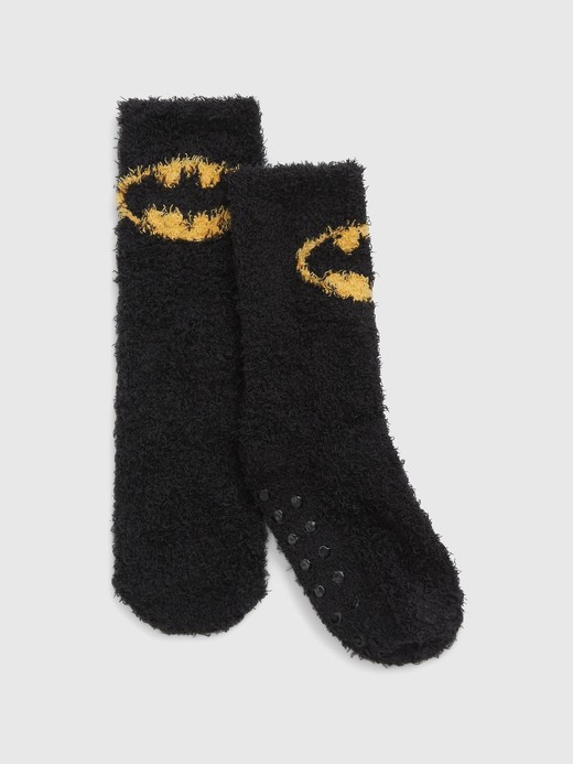 Image for babyGap | DC™ Recycled Batman Fuzzy Socks from Gap