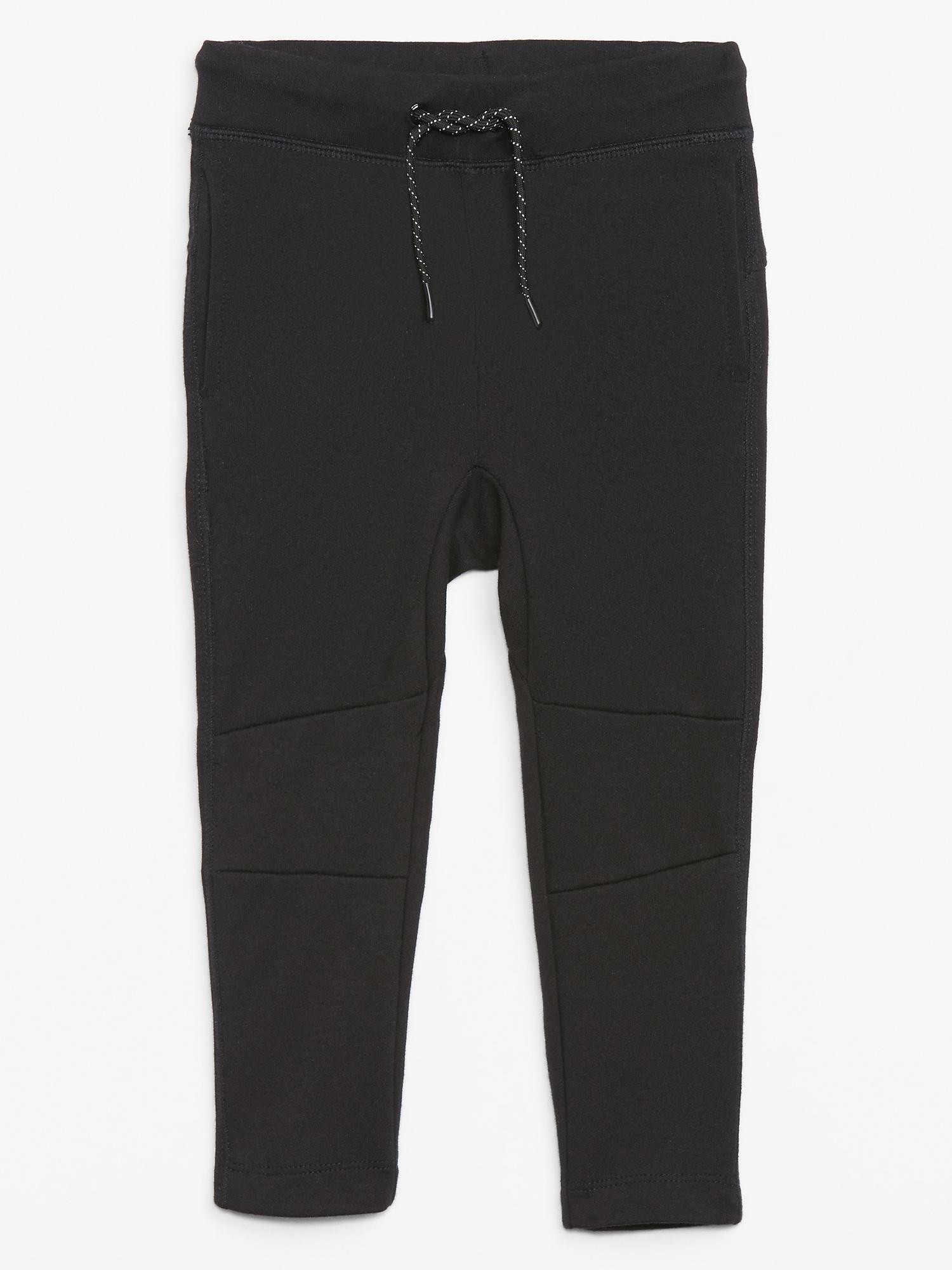 GAP GapFit spodnji del trenirke za malčke Črna - True Black 