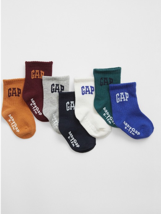 Slika za Paket 7 parov Gap logo nogavic za malčke od Gap