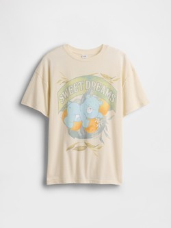 Daljša majica s potiskom medvedka za deklice