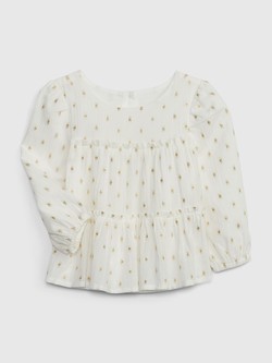 Baby Metallic Dot Top